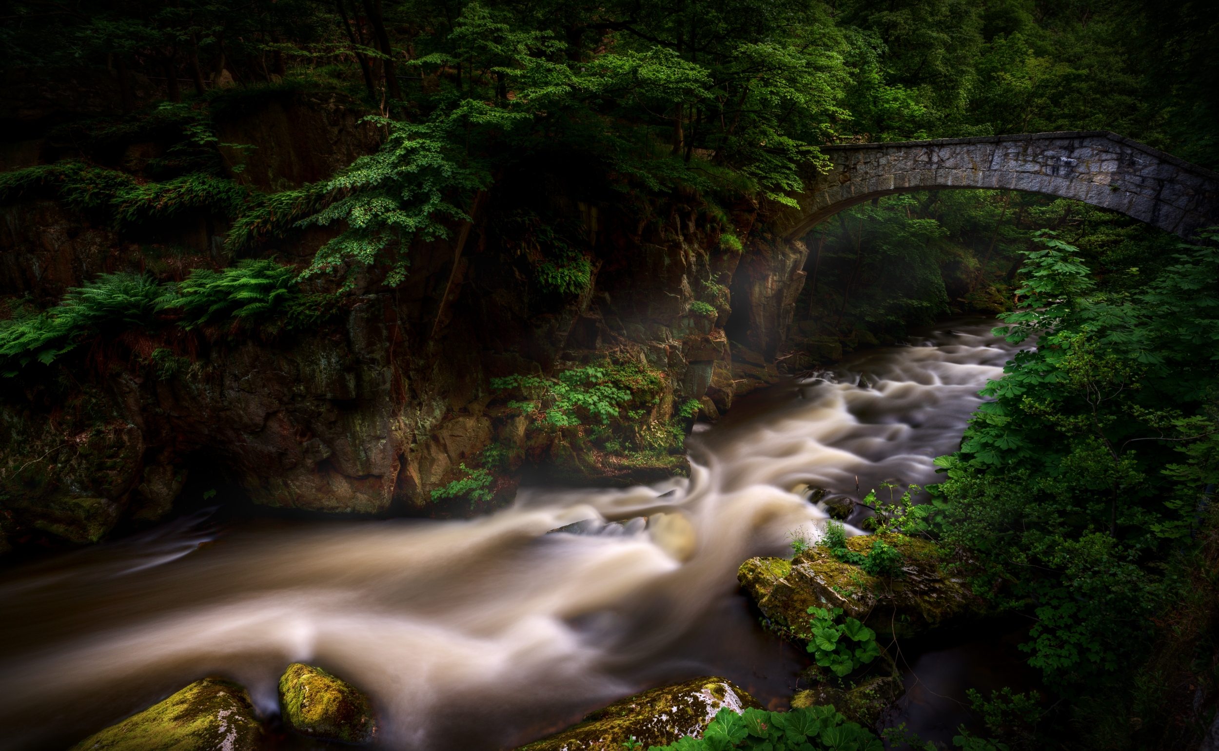 Jungfernbrücke im Bodetal Thale